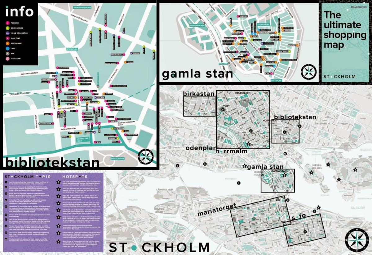 mapu Stockholm nakupovanie