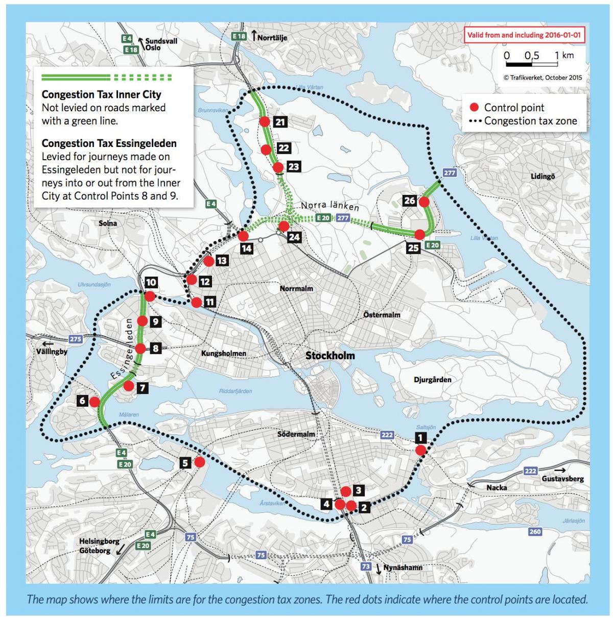 mapu Stockholm preťaženia poplatok