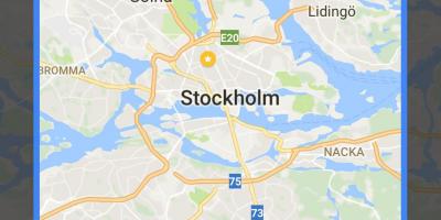 Off-line mapu Stockholm